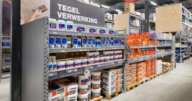 Assortiment tegelverwerking